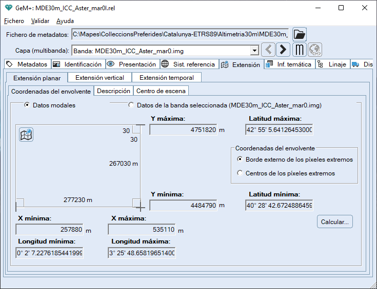 Pesta�a de extensi�n planar