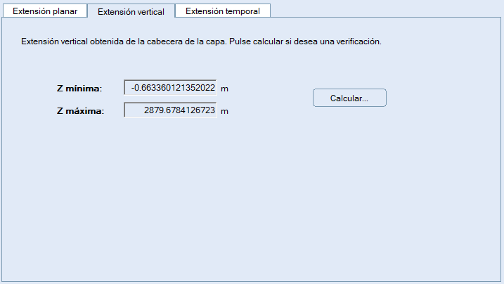 Pesta�a de extensi�n vertical